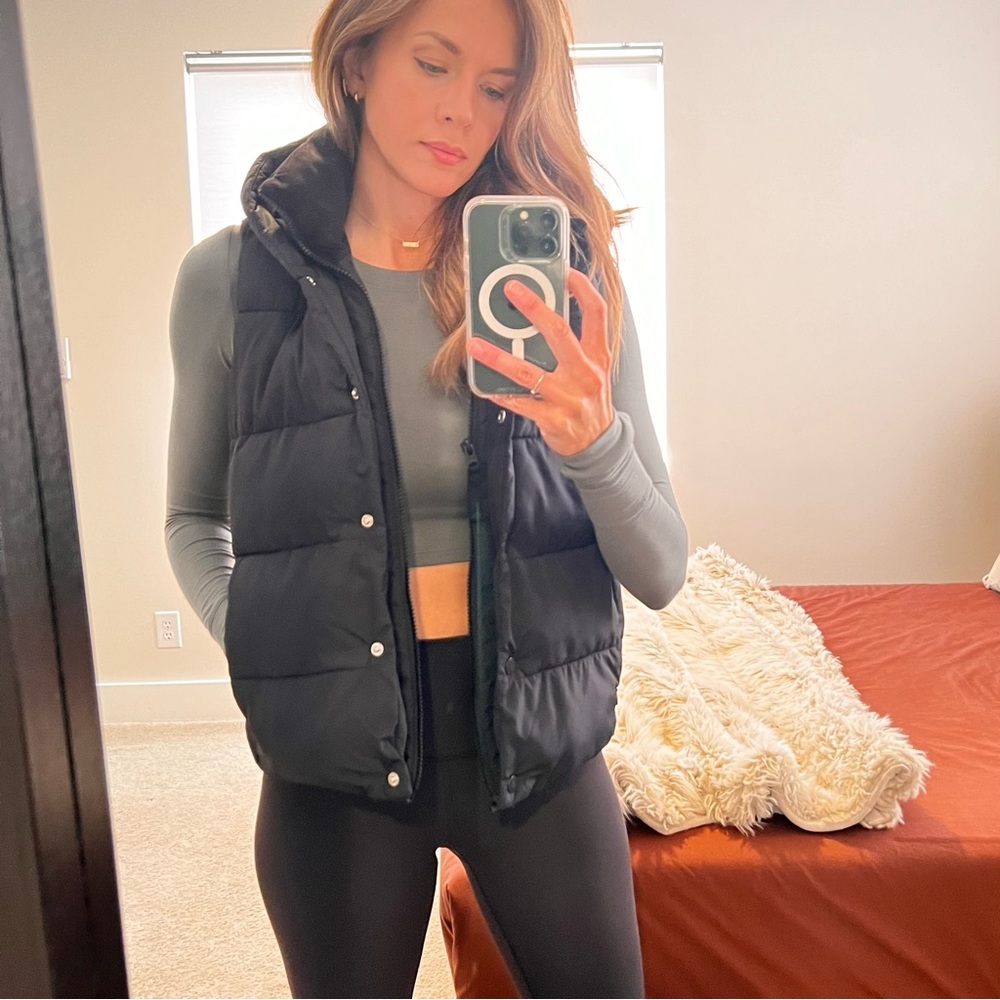 Abercrombie Hooded Puff Vest